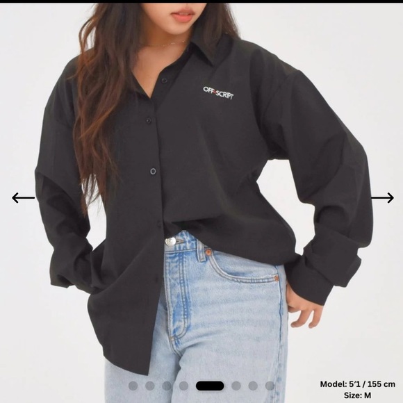 Black Shirt with Anime Back Graphic - Picture 3 of 11